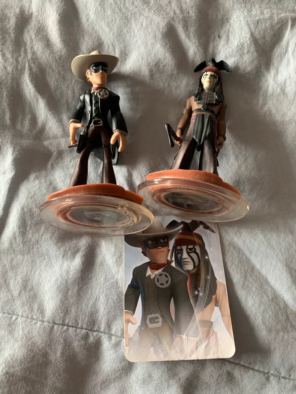 The Lone Ranger and Tonto from Disney’s The Lone Ranger, part of the Disney Infinity 1.0