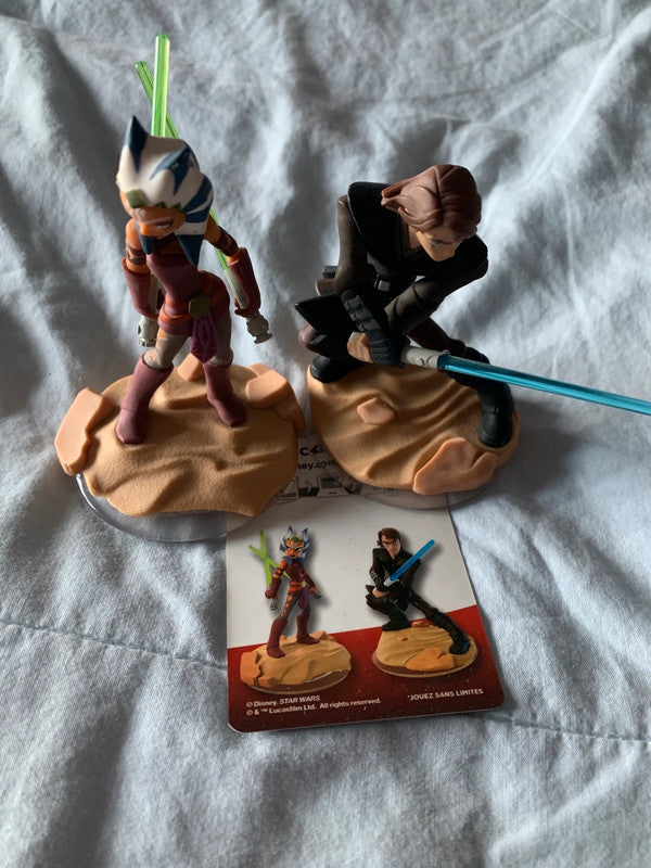 Anakin Skywalker and Ahsoka Tano from Star Wars