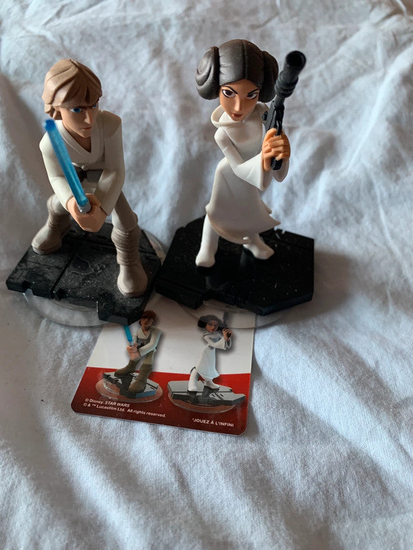 Luke Skywalker and Princess Leia Organa from Star War