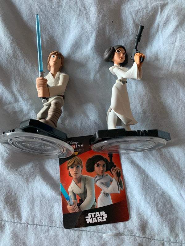 Luke Skywalker and Princess Leia Organa from Star War