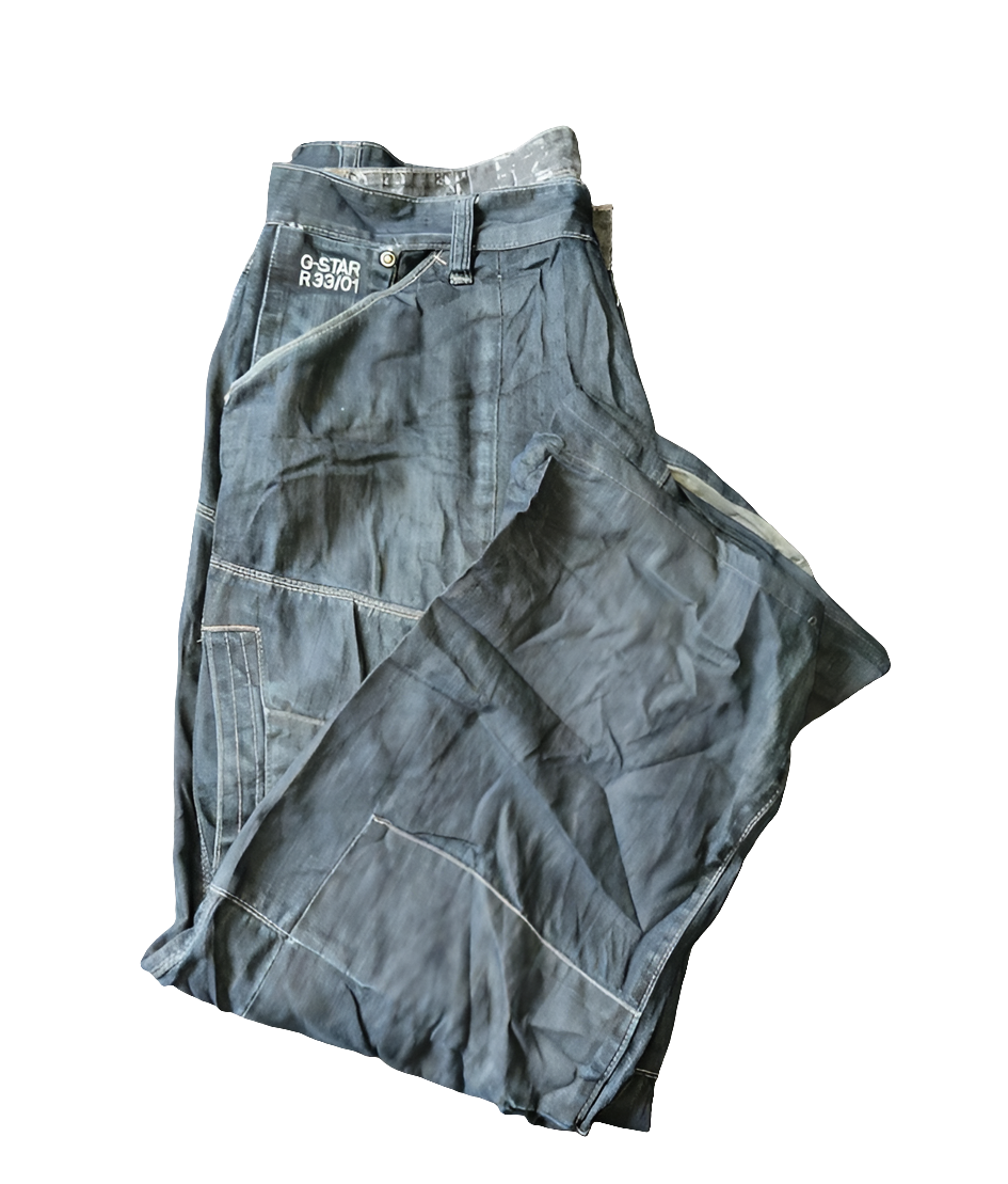 G-Star R33/01 Raw Denim Cargo Jeans W35 L32