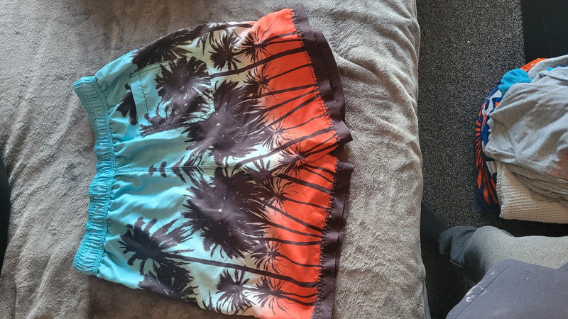 Men’s George Palm Tree Swim Shorts – Size M