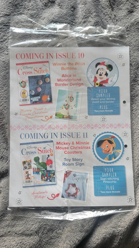 Disney Cross Stitch Magazine – Issue 9 – With Threads & Patterns – New Sealed