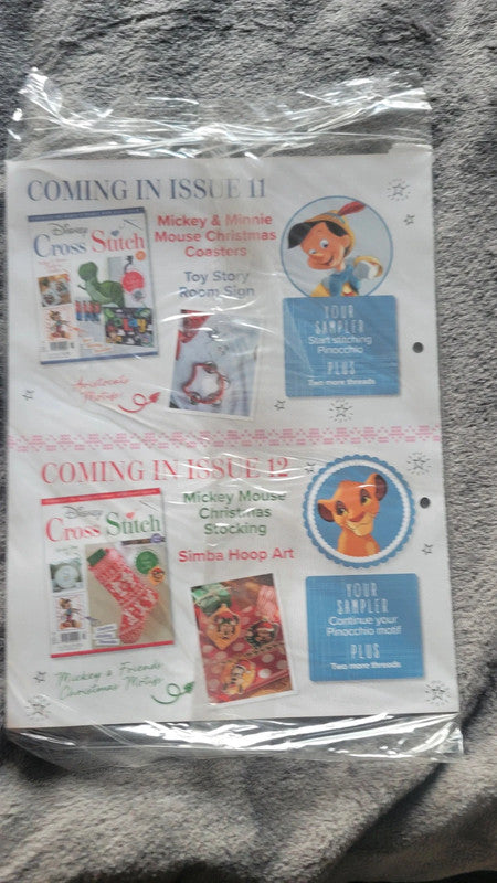 Disney Cross Stitch Magazine – Issue 10 – With Threads & Patterns – New Sealed