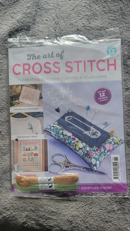 The Art of Cross Stitch Magazine – Issue 15 – With Threads & Patterns – New Sealed