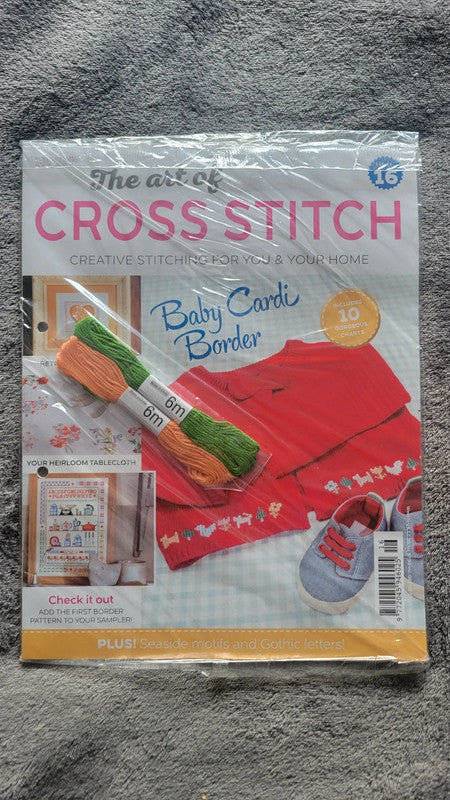 The Art of Cross Stitch Magazine – Issue 16 – With Threads & Patterns – New Sealed