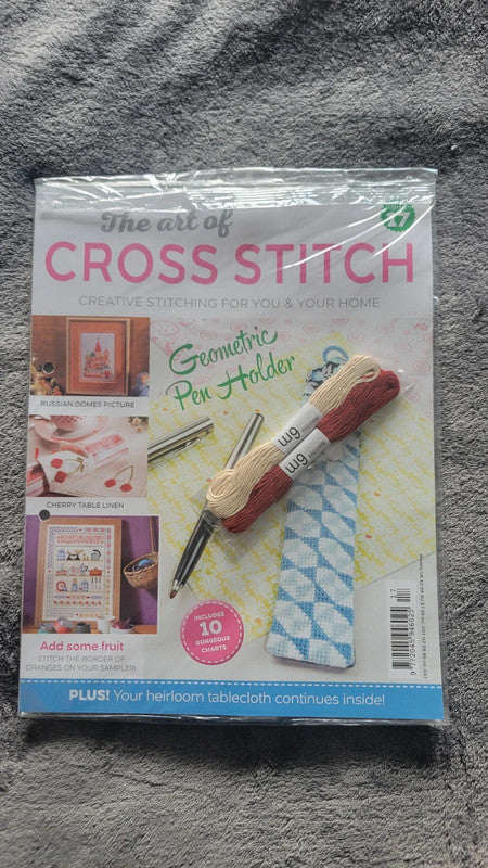 .The Art of Cross Stitch Magazine – Issue 17 – With Threads & Patterns – New Sealed