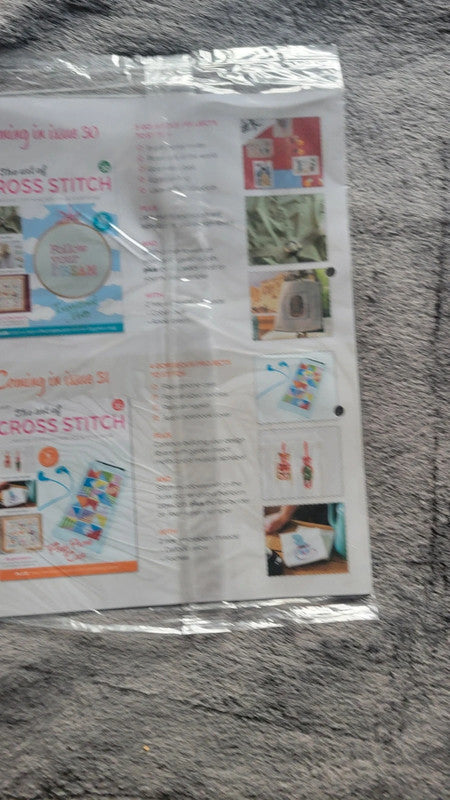 The Art of Cross Stitch Magazine – Issue 29 – With Threads & Patterns – New Sealed
