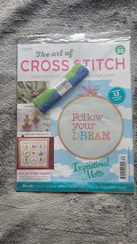 The Art of Cross Stitch Magazine – Issue 30 – With Threads & Patterns – New Sealed