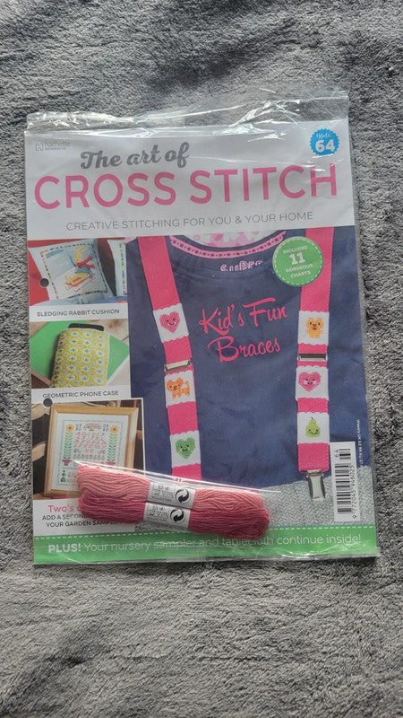 The Art of Cross Stitch Magazine – Issue 64 – With Threads & Patterns – New Sealed