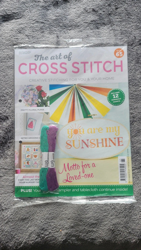 The Art of Cross Stitch Magazine – Issue 65 – With Threads & Patterns – New Sealed
