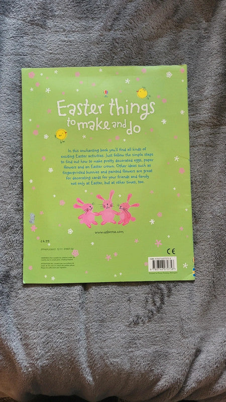 Usborne Activities – Easter Things to Make and Do – with Over 250 Stickers