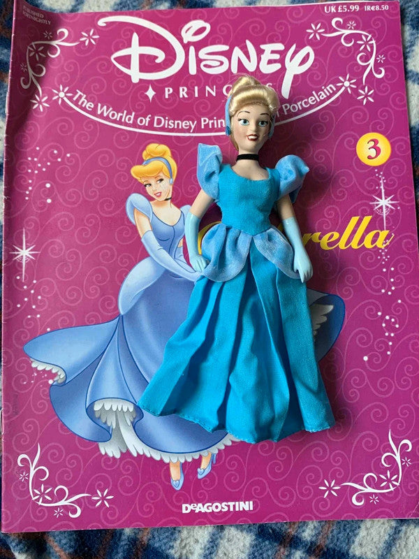 Disney Princess Cinderella Doll with Magazine – DeAgostini Collection