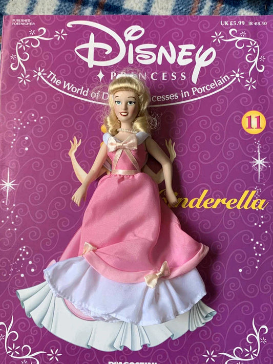 Disney Princess Cinderella Pink Dress Doll with Magazine – DeAgostini Collection
