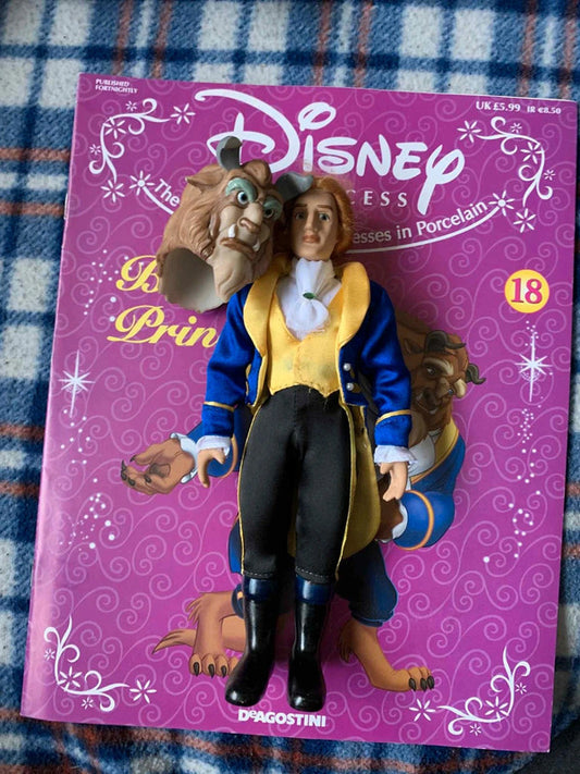 Disney Princess Beast/Prince Doll with Mask & Magazine – DeAgostini Collection