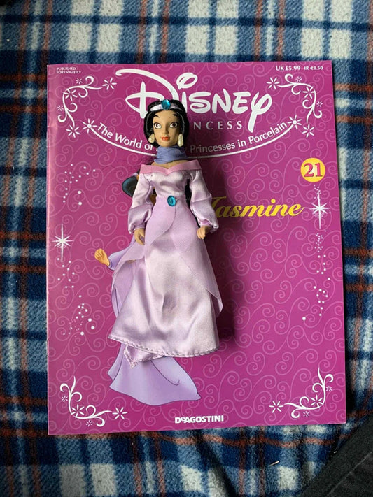 Disney Princess Jasmine Purple Dress Doll with Magazine – DeAgostini Collection