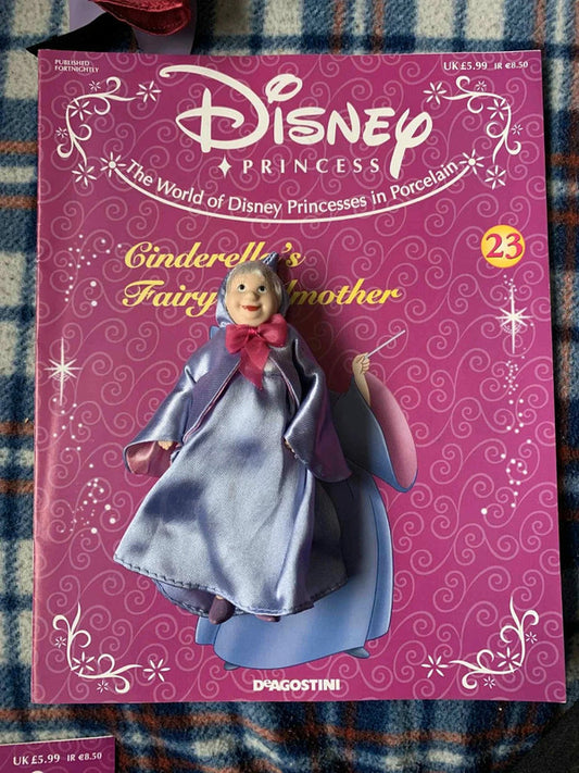 Disney Princess Cinderella’s Fairy Godmother Doll with Magazine – DeAgostini Collection