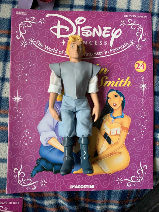 Disney Princess John Smith Doll with Magazine – DeAgostini Collection (Pocahontas)