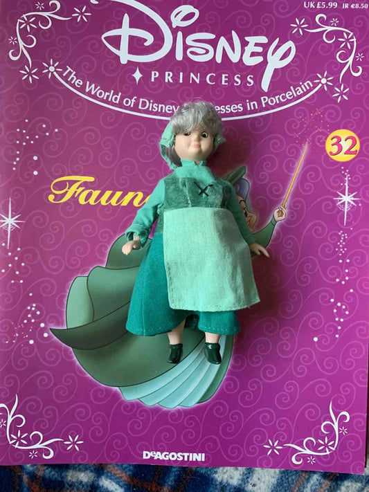 Disney Princess Fauna Doll with Magazine – DeAgostini Collection (Sleeping Beauty)