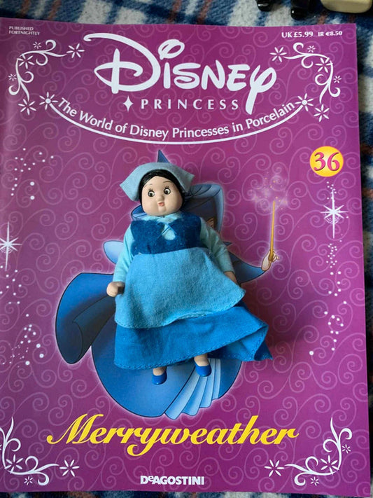 Disney Princess Merryweather Doll with Magazine – DeAgostini Collection (Sleeping Beauty)