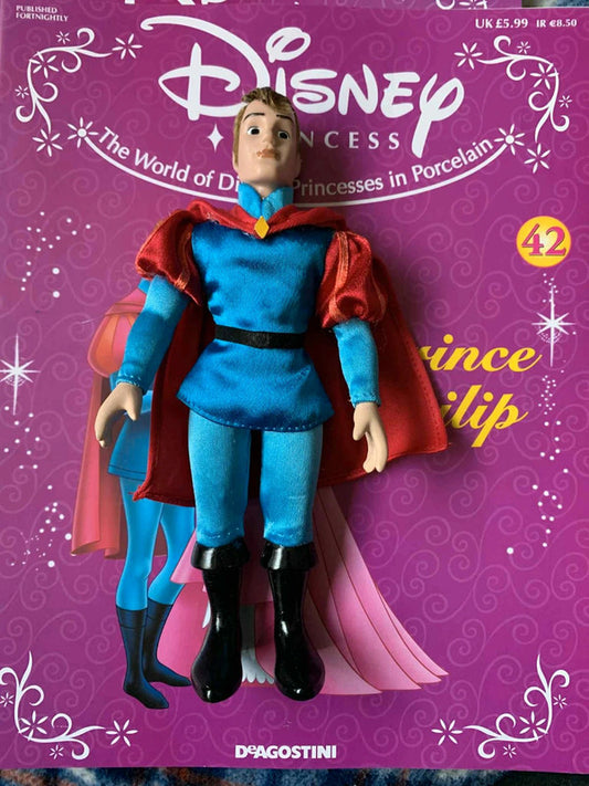 Disney Princess Prince Phillip Doll with Magazine – DeAgostini Collection (Sleeping Beauty)