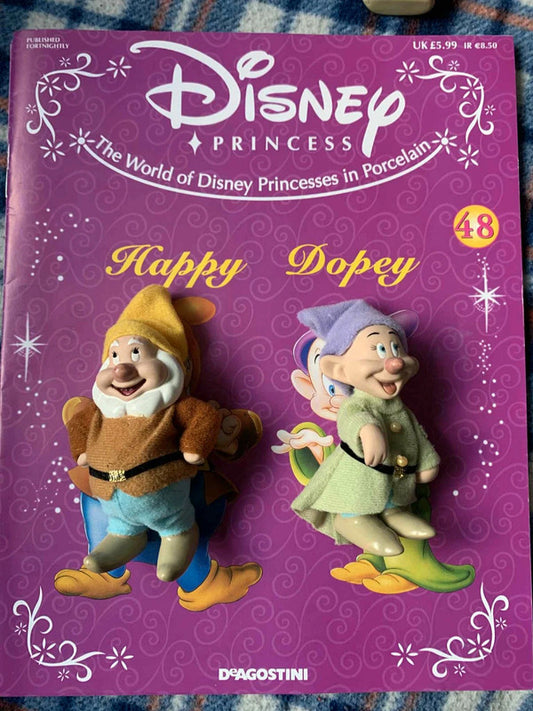 Disney Princess Happy & Dopey Dolls with Magazine – DeAgostini Collection