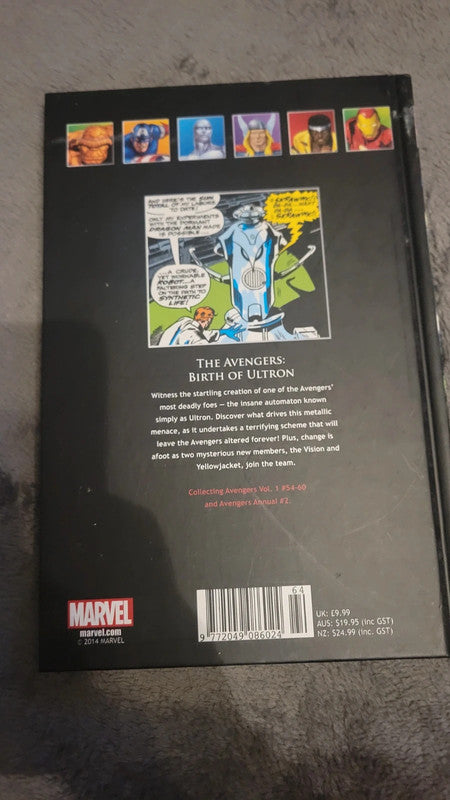 Marvel The Avengers: Birth of Ultron Hardback Graphic Novel