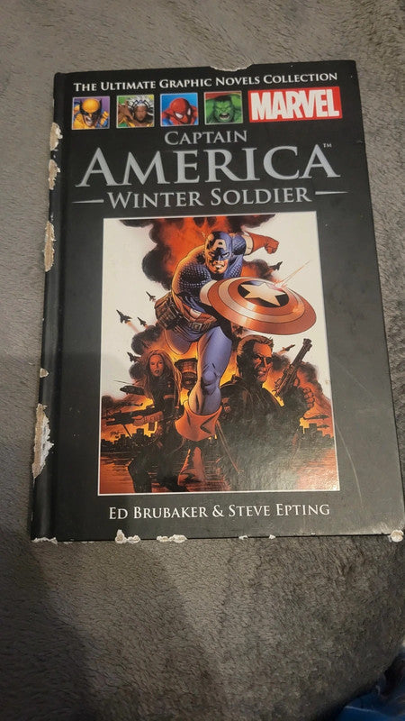 Marvel The Ultimate Graphic Novels Collection Captain America Winter Soldier