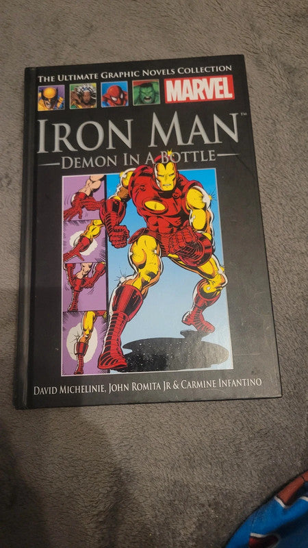 Marvel The Ultimate Graphic Novels Collection Iron Man Demon in a Bottle