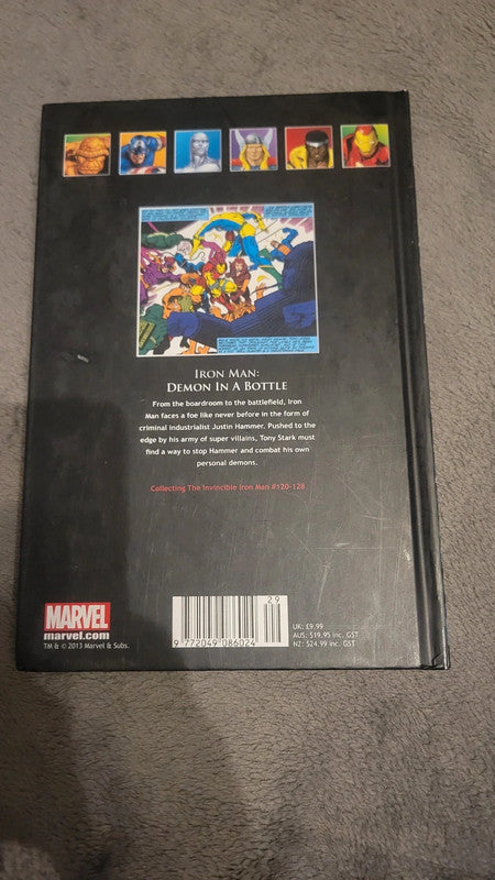 Marvel The Ultimate Graphic Novels Collection Iron Man Demon in a Bottle