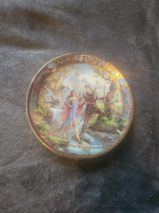 Royal Worcester "Robin and Marian" Collector's Plate