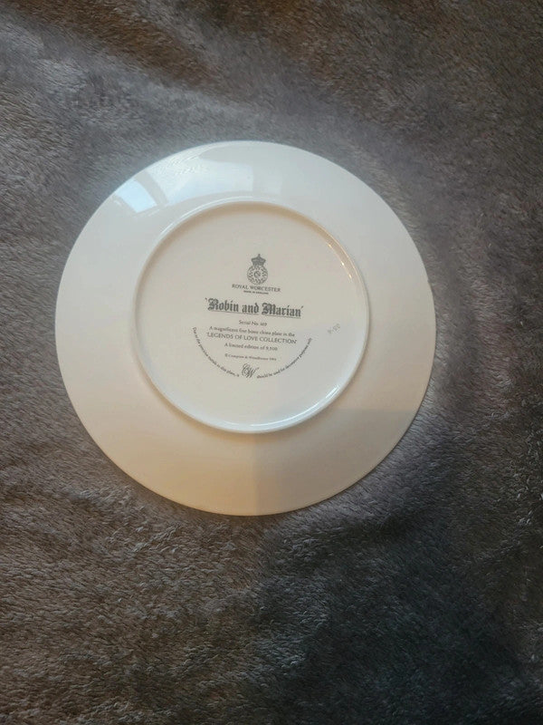 Royal Worcester "Robin and Marian" Collector's Plate