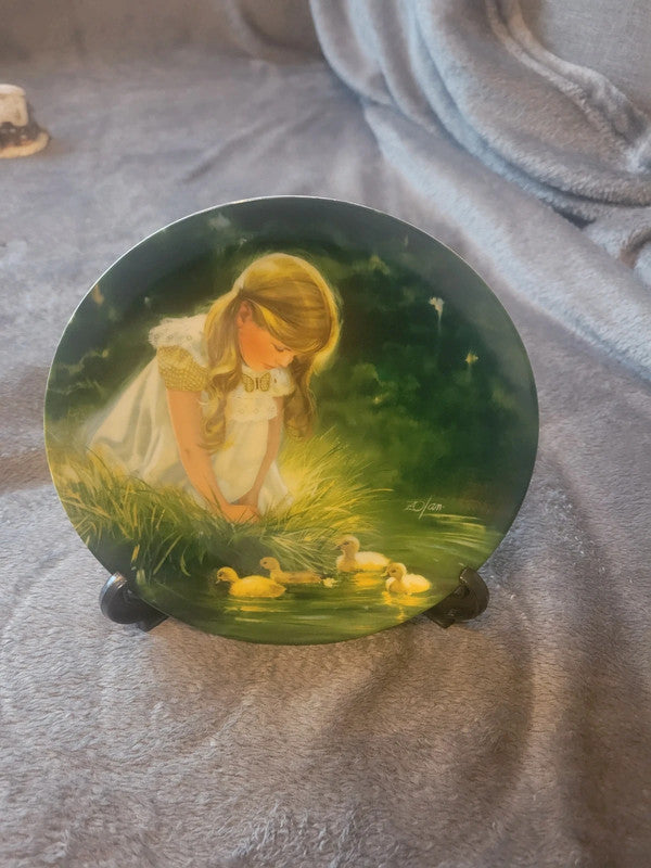 Vintage Donald Zolan "Golden Moment" Collector's Plate