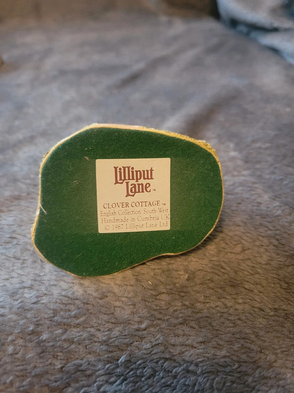 Vintage Lilliput Lane "Clover Cottage" Ornament