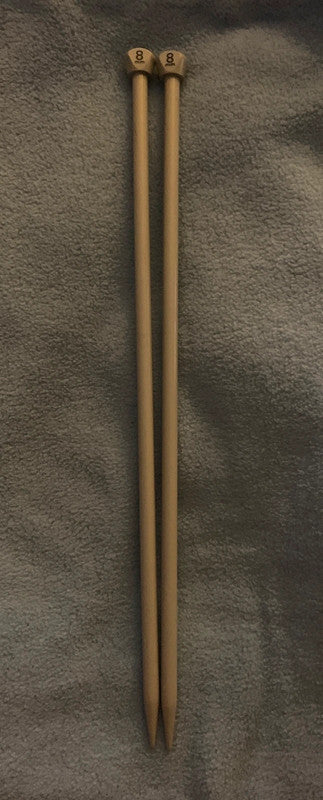 Knitting needles size 8