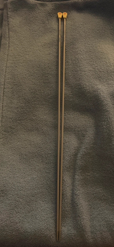 Knitting needles size 3 1/2
