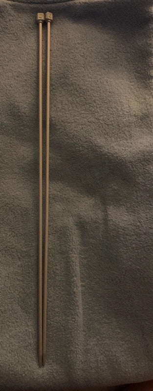 Knitting needles size 4