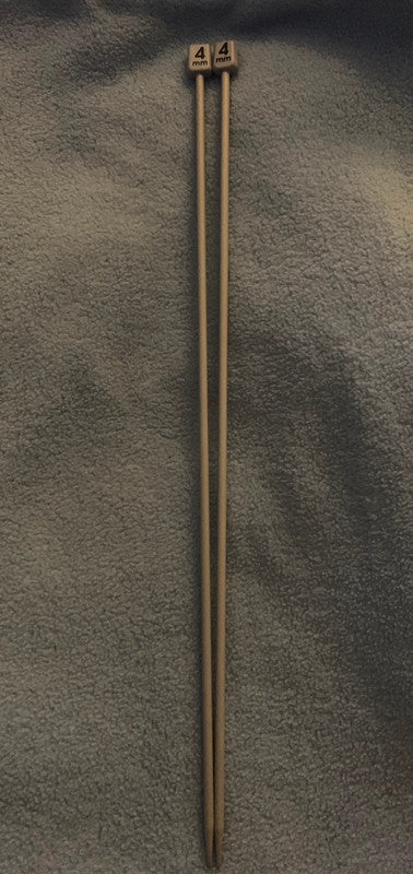 Knitting needles size 4