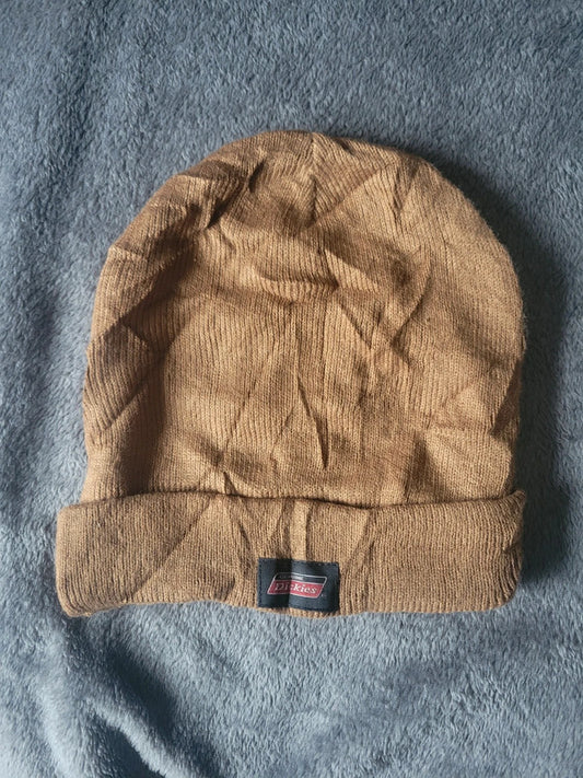 Classic Genuine Dickies Camel Beanie with Lining