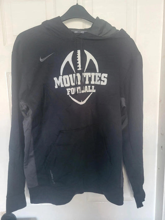 Nike Therma-FIT Mounties Football Hoodie Jumper | Size L