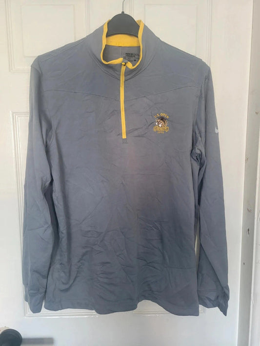 Golf Dri-FIT 1/4 Zip Pullover Grey Large