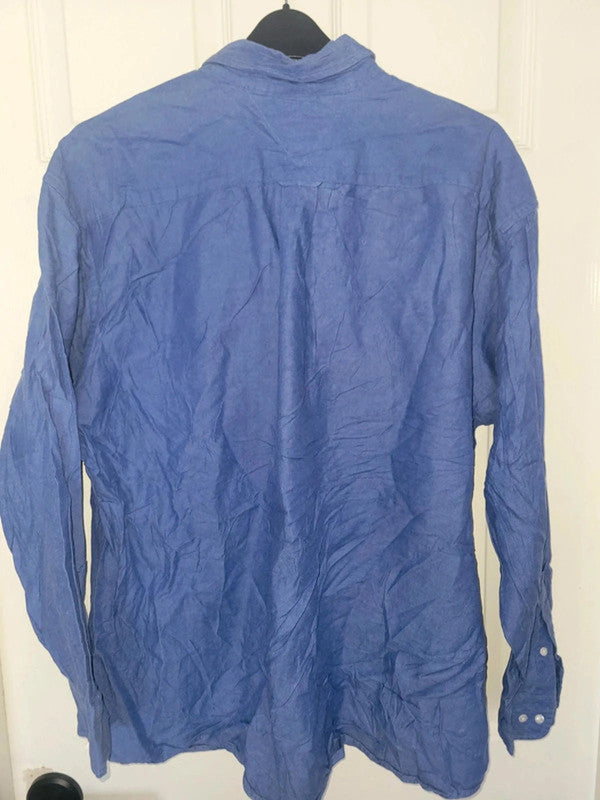 Vintage Tommy Hilfiger Blue Button Down Shirt