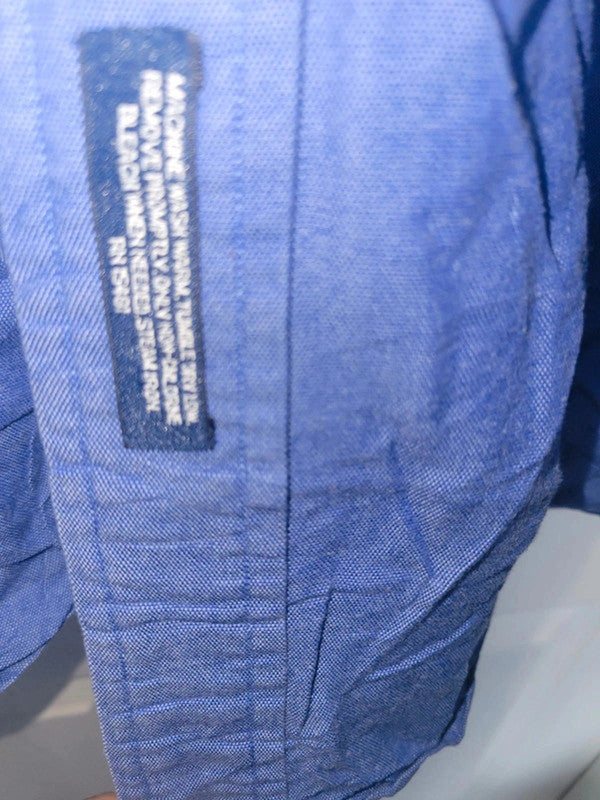 Vintage Tommy Hilfiger Blue Button Down Shirt