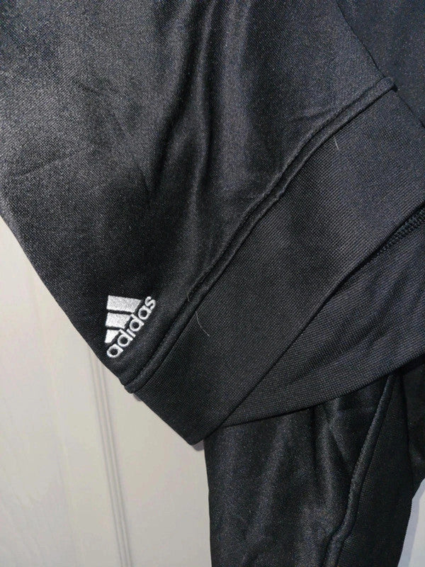 Adidas Black Climalite Golf 1/4 Zip Long Sleeve Top - Size XL