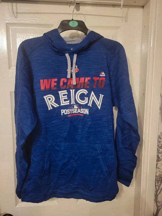 Majestic Royals Blue Postseason Hoodie Size M