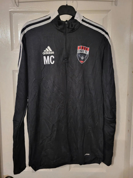 Adidas Eagle FC Jumper - Black & White, Size M