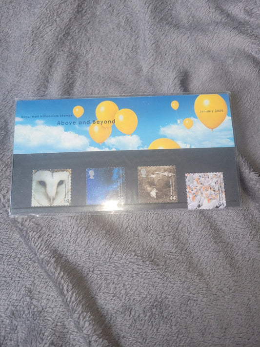 Royal Mail Millennium Stamps Above and Beyond January 2000
