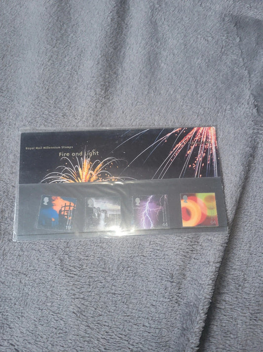 Royal Mail Millennium Stamps: "Fire and Light" Commemorative Set