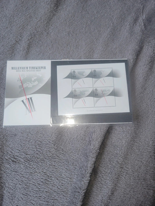 Royal Mail Millennium Timekeeper Stamp Sheet