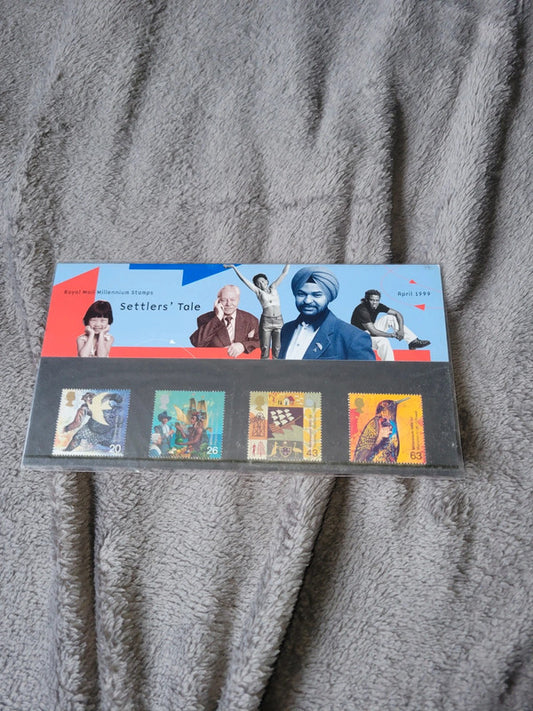 Royal Mail Millennium Stamps 'Settlers' Tale' Collection Set - 1999